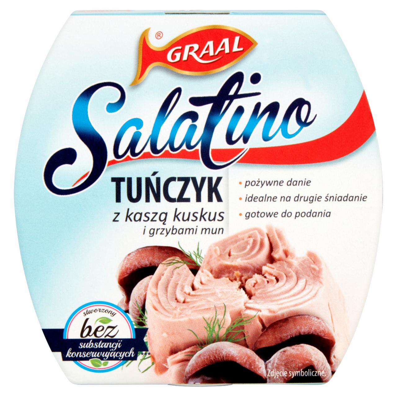 Zdjęcia - GRAAL Salatino Tuńczyk z kaszą kuskus i grzybami mun 160 g