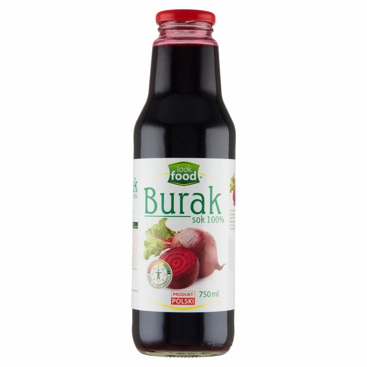 Zdjęcia - Look Food Sok 100% burak 750 ml