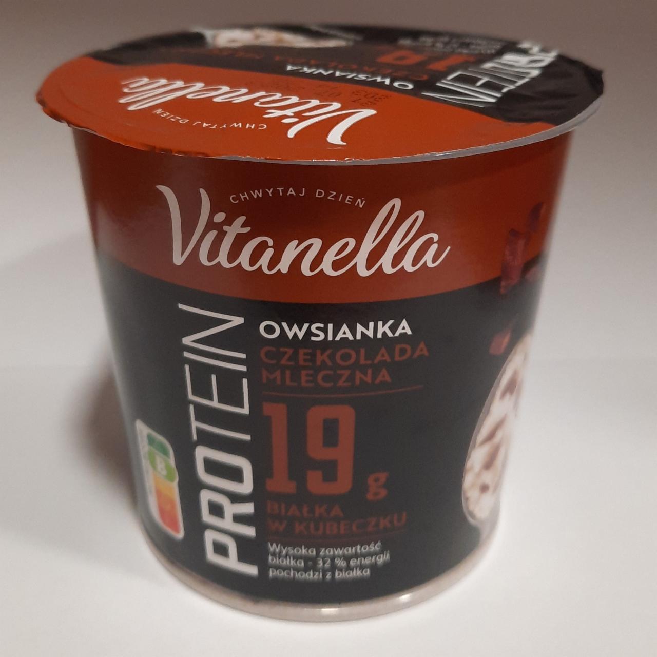 Zdjęcia - Protein 19g Owsianka czekoladą mleczną Vitanella