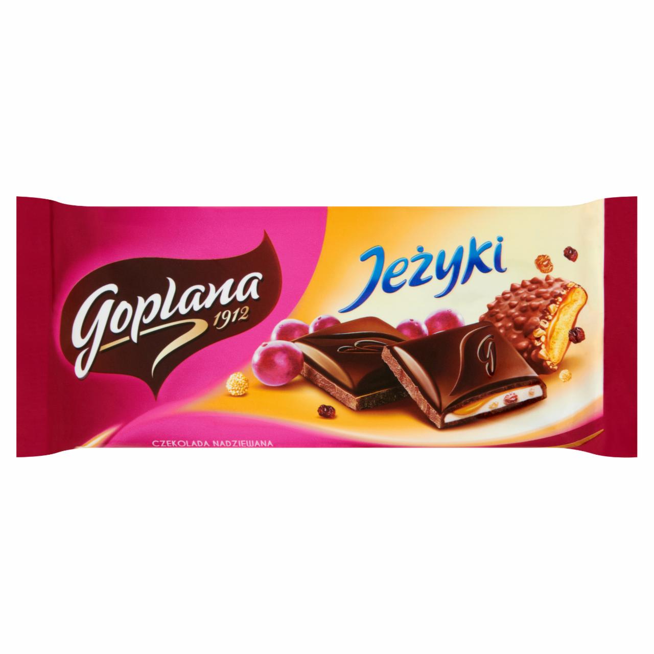 Zdjęcia - Goplana Jeżyki Czekolada nadziewana 90 g