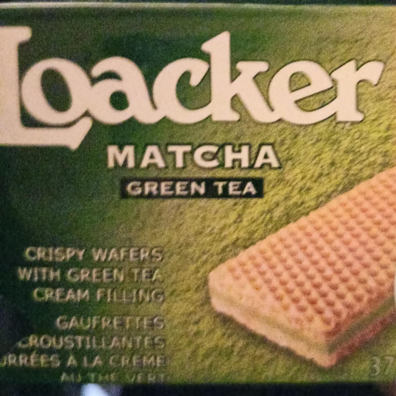 Zdjęcia - Loacker Matcha green tea Wafel