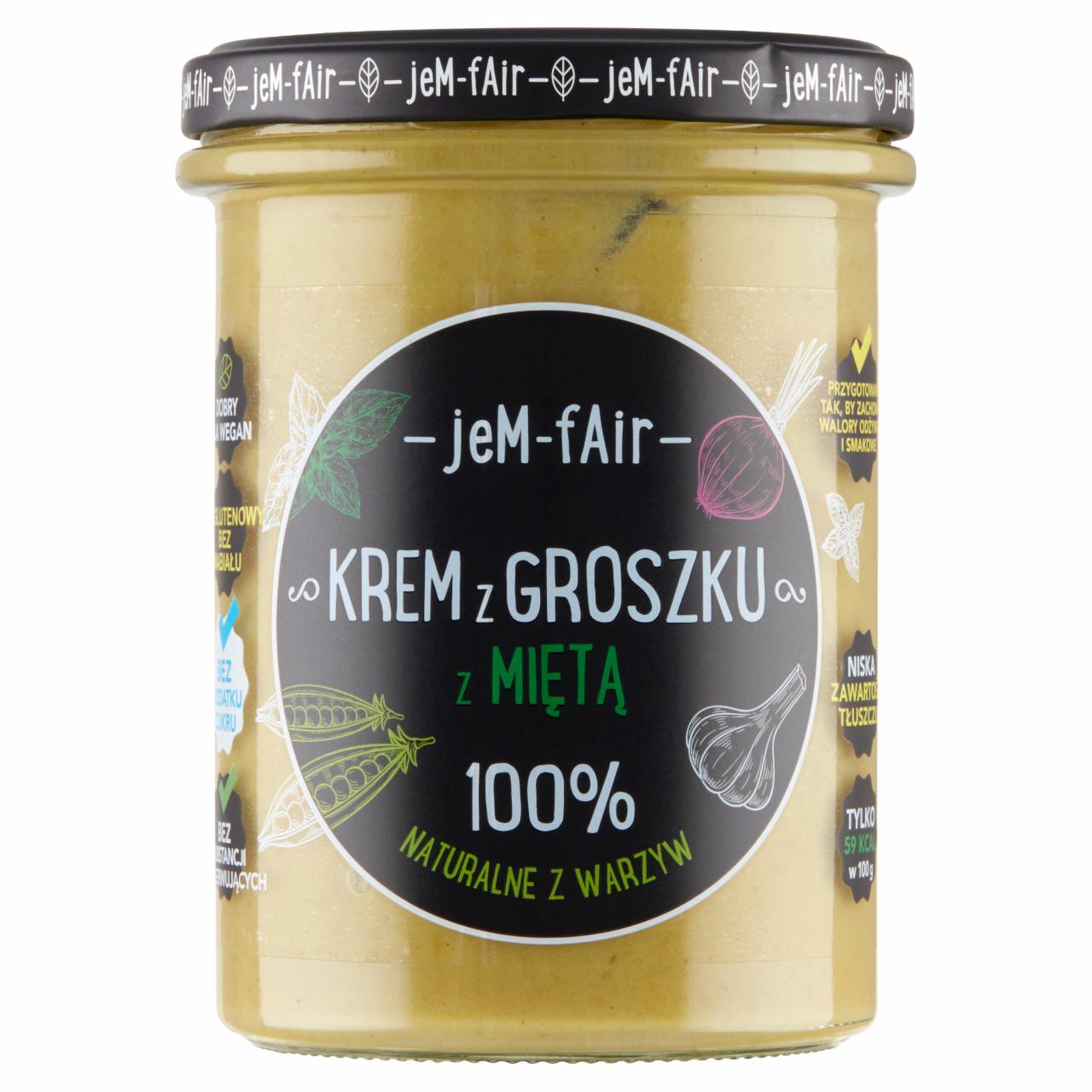 Zdjęcia - Jem Fair Krem z groszku z miętą 380 g