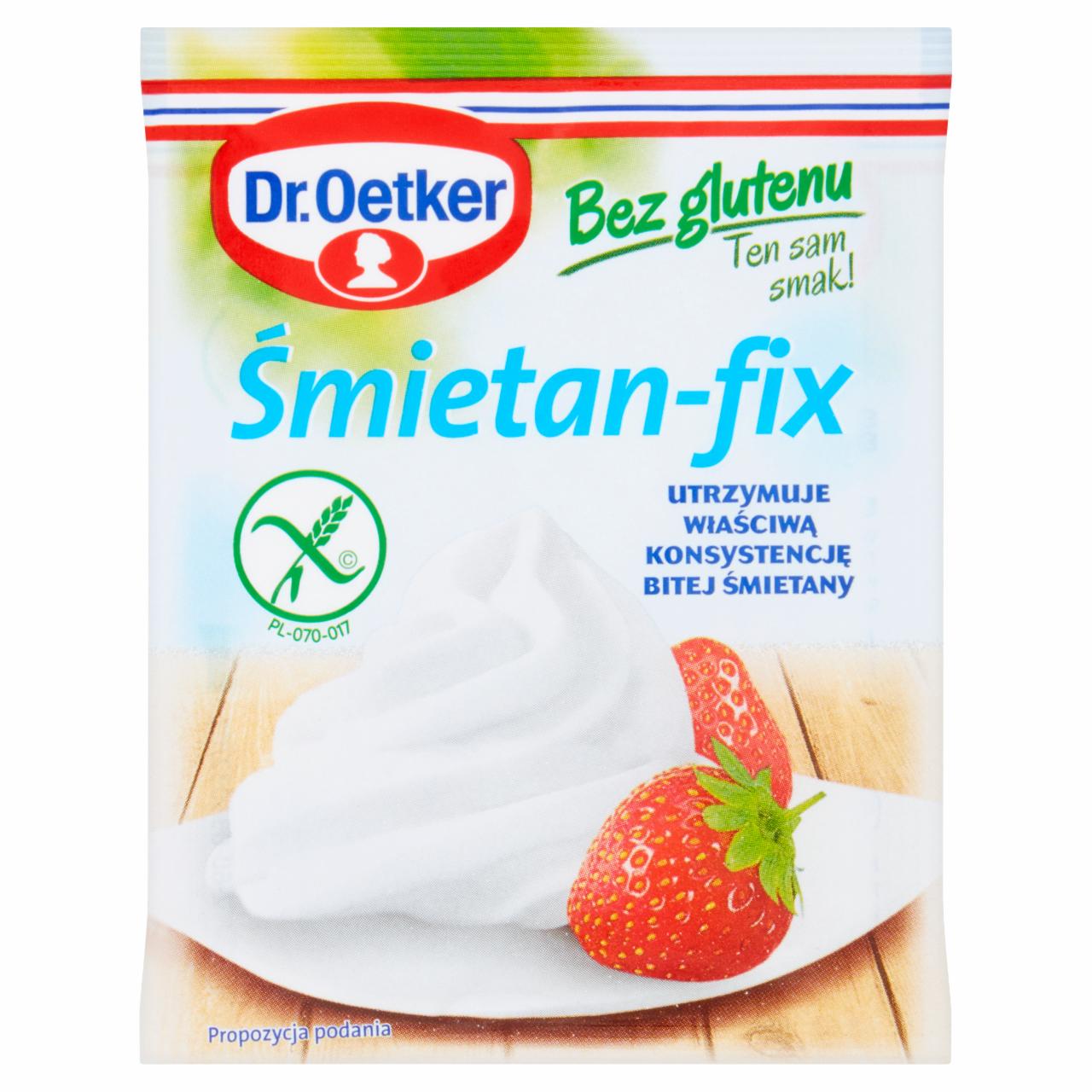 Zdjęcia - Dr. Oetker Śmietan-fix bez glutenu 9 g