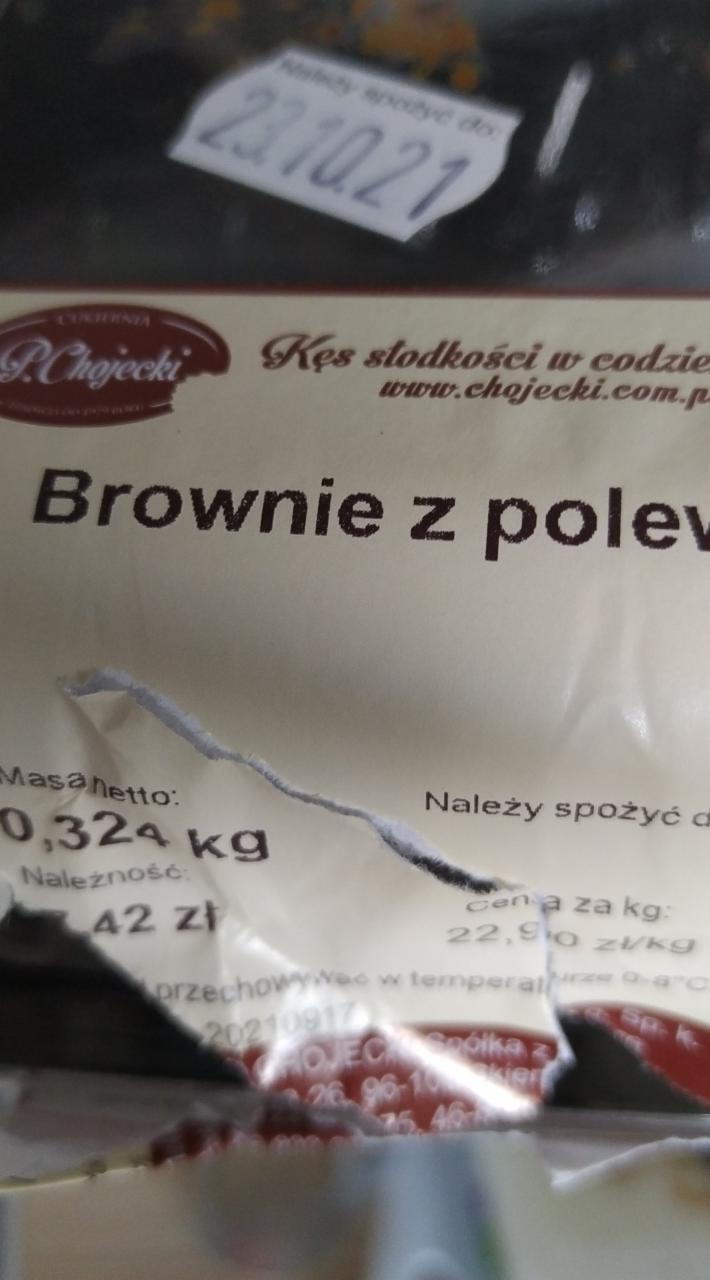 Zdjęcia - Brownie z polewą Chojecki 