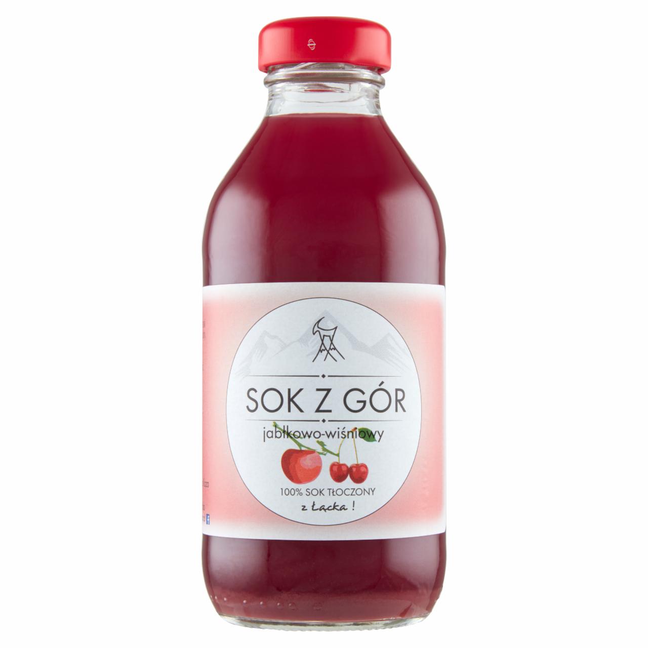 Zdjęcia - Sok z gór Sok jabłkowo-wiśniowy 330 ml