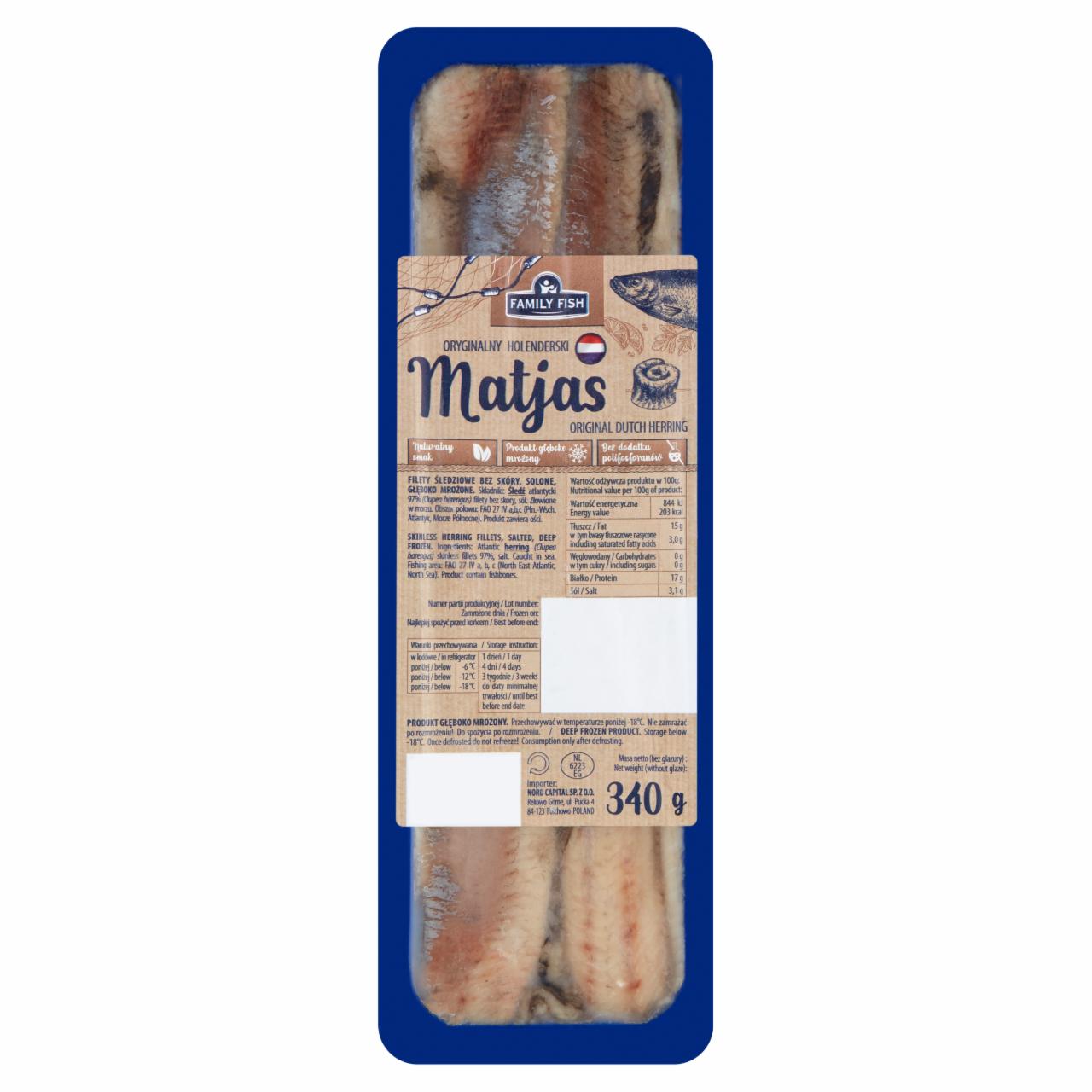 Zdjęcia - Family Fish Oryginalny holenderski matjas 340 g