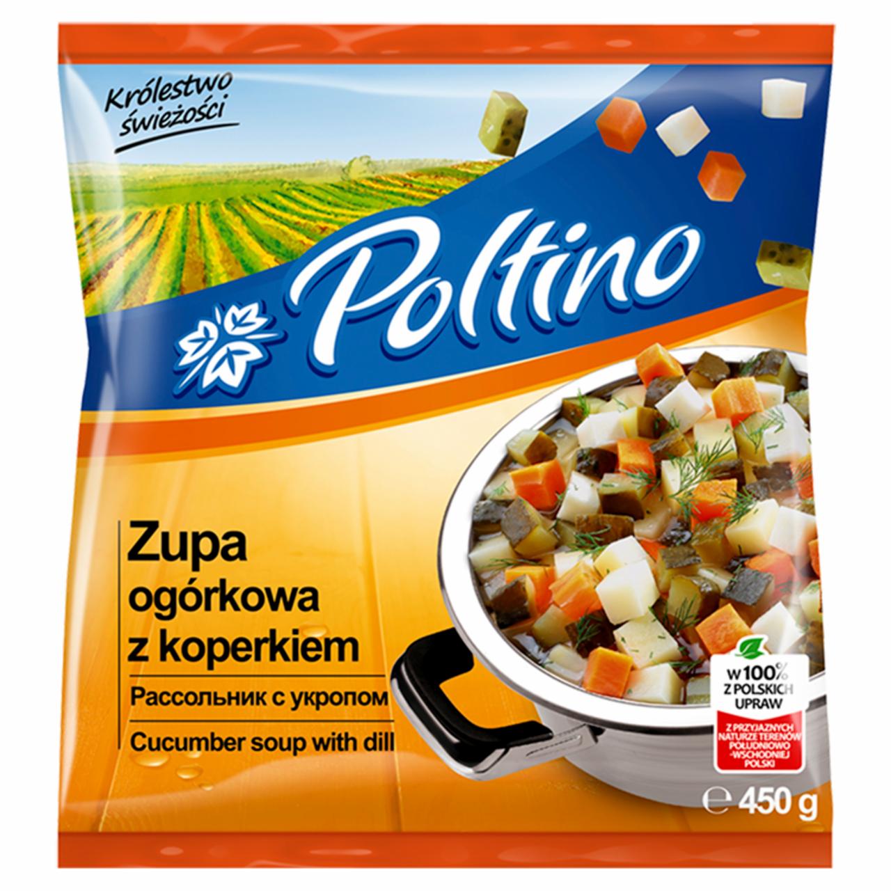 Zdjęcia - Poltino Zupa ogórkowa z koperkiem 450 g