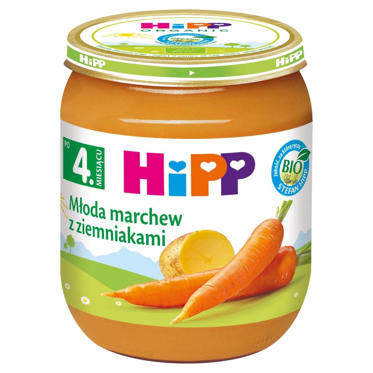 Zdjęcia - HiPP BIO Młoda marchew z ziemniakami po 4. miesiącu 125 g
