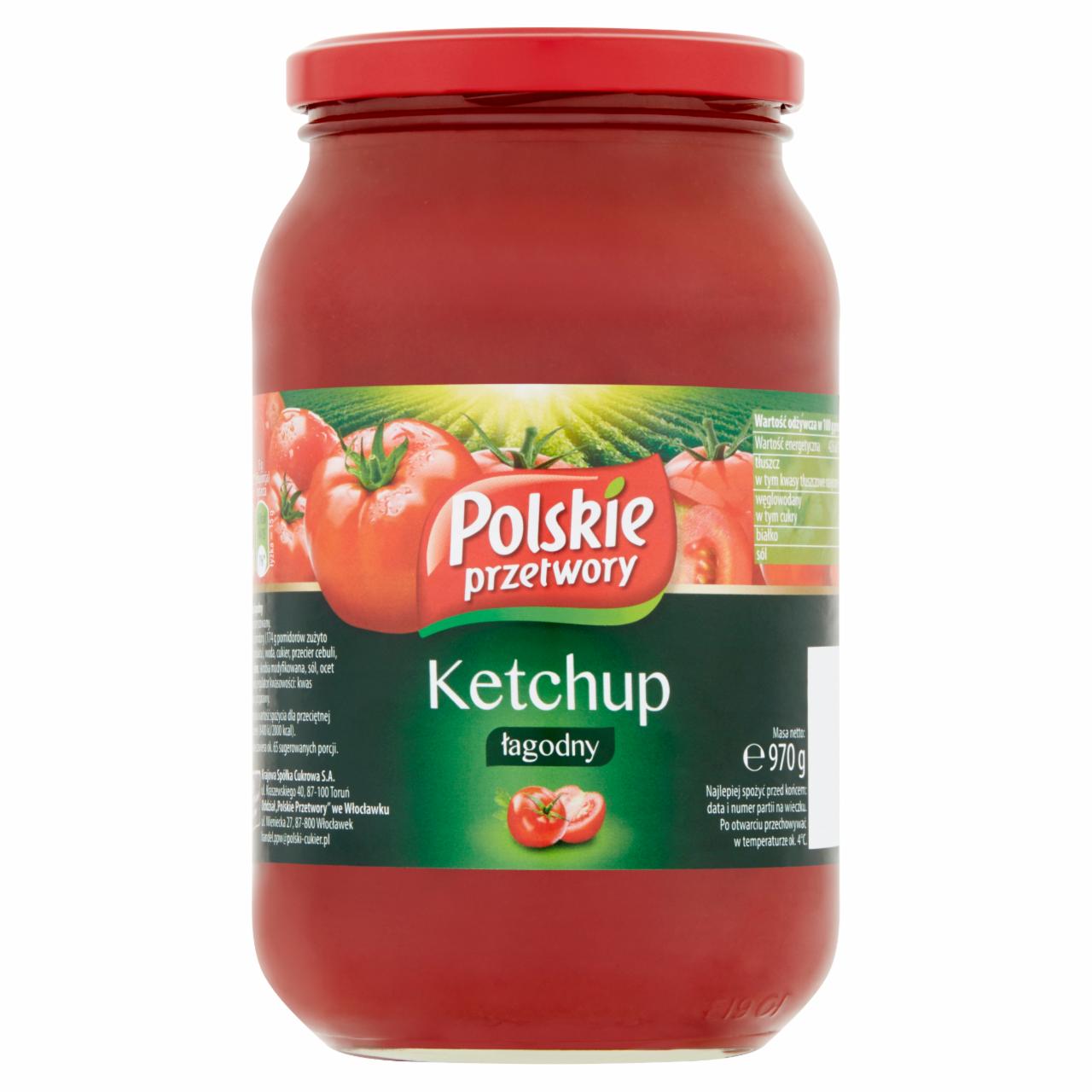 Zdjęcia - Polskie przetwory Ketchup łagodny 970 g