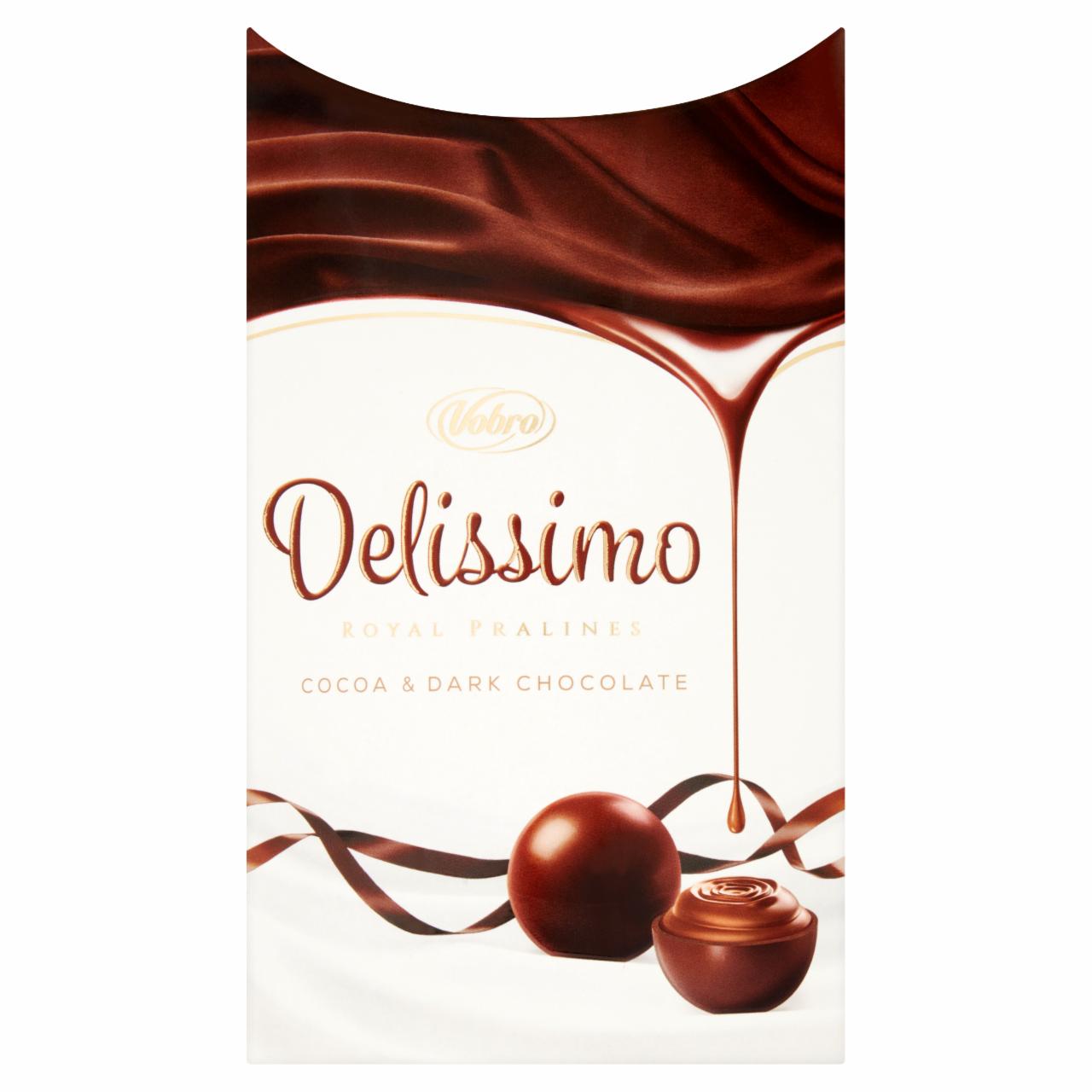 Zdjęcia - Vobro Delissimo Praliny z czekolady nadziewane kremem kakaowym 105 g