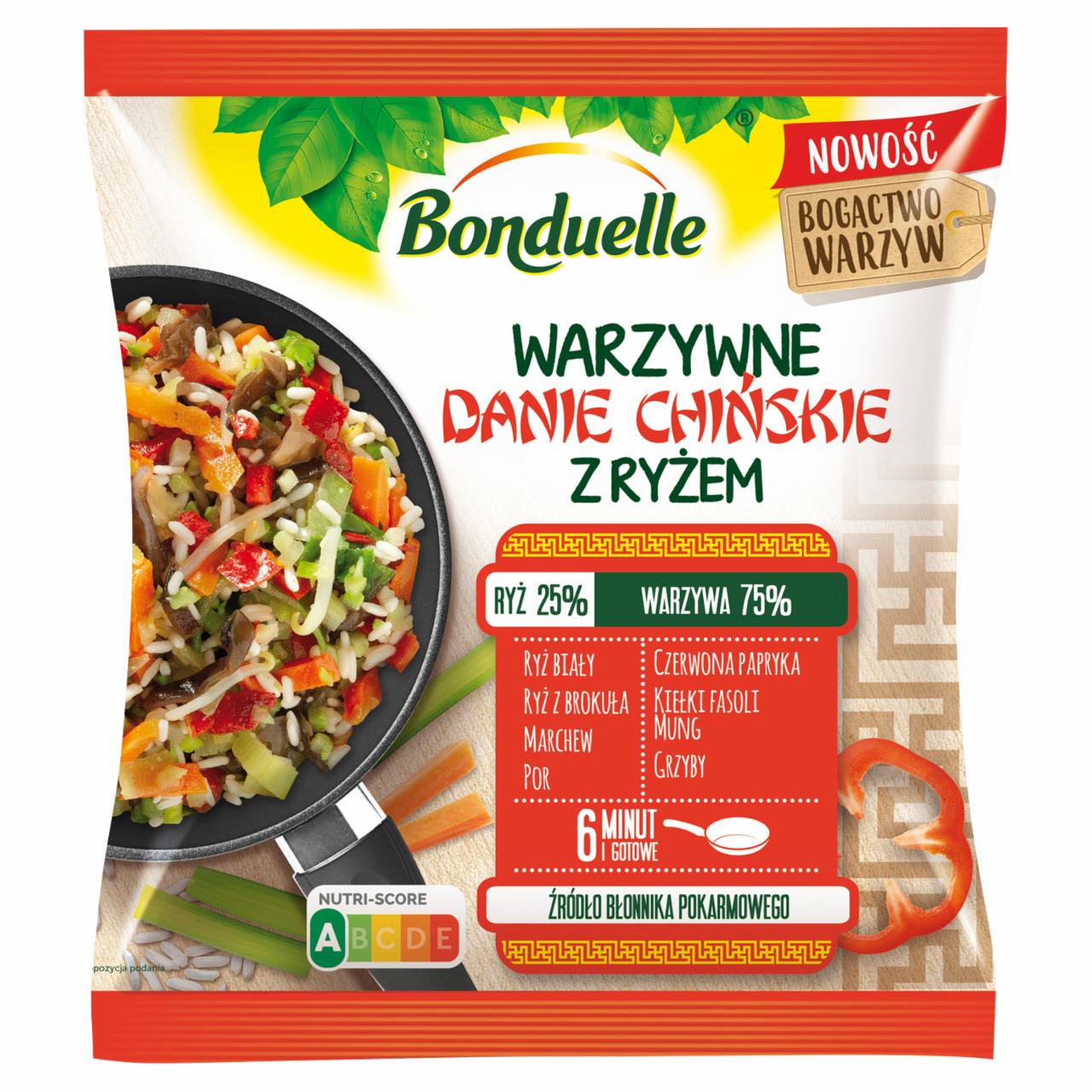 Zdjęcia - Bonduelle Warzywne danie chińskie z ryżem 400 g