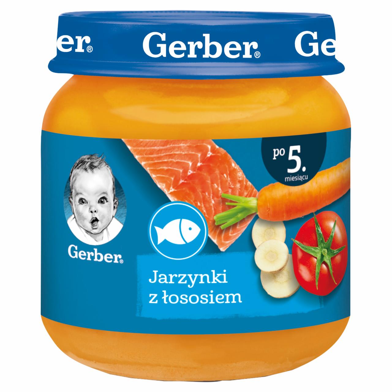 Zdjęcia - Gerber Jarzynki z łososiem dla niemowląt po 5. miesiącu 125 g