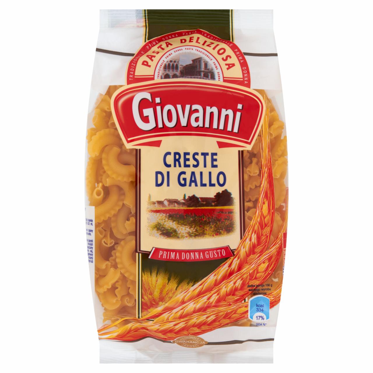 Zdjęcia - Giovanni Creste di Gallo Makaron kolanka z falbanką 400 g