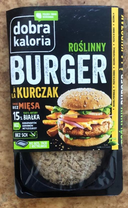 Zdjęcia - Dobra Kaloria Roślinny burger à la kurczak 170 g