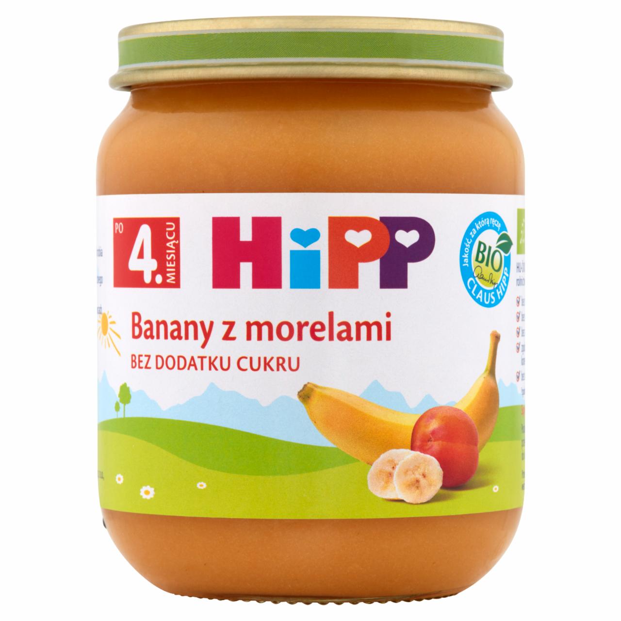 Zdjęcia - HiPP BIO Banany z morelami po 4. miesiącu 125 g