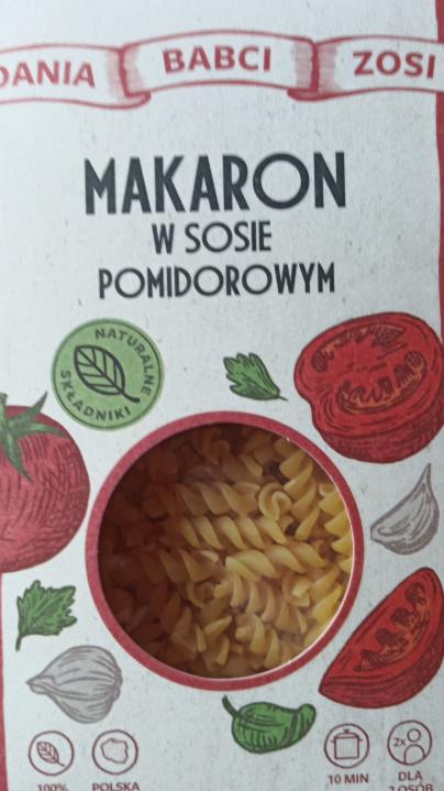 Zdjęcia - Makaron w sosie pomidorowym Dania babci Zosi