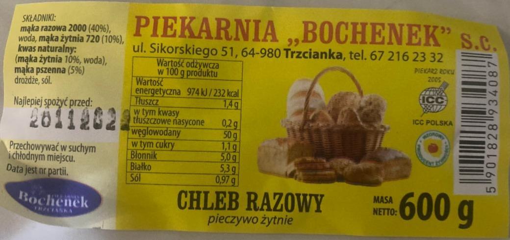 Zdjęcia - Chleb razowy Bochenek