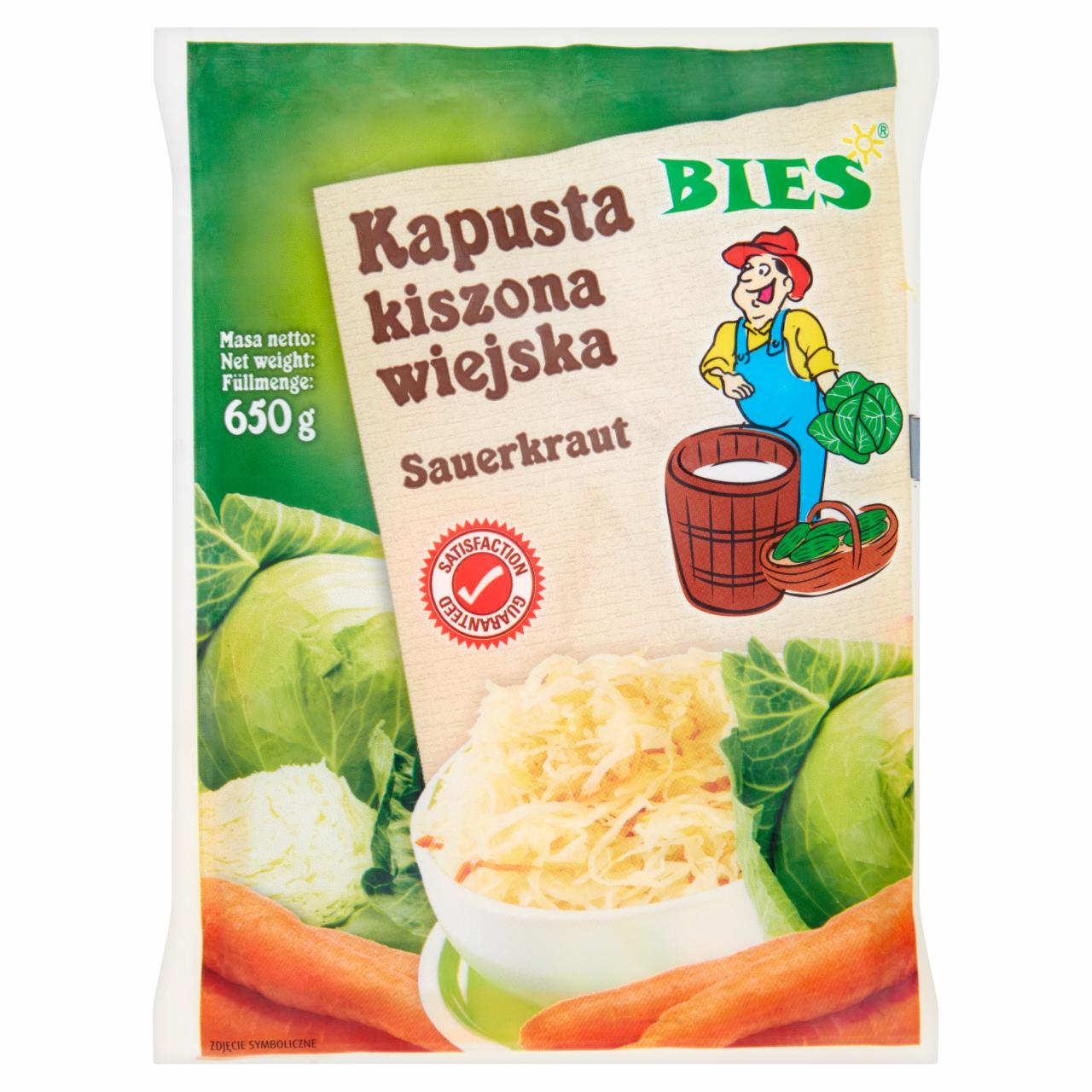 Zdjęcia - Kapusta kiszona wiejska 650 g