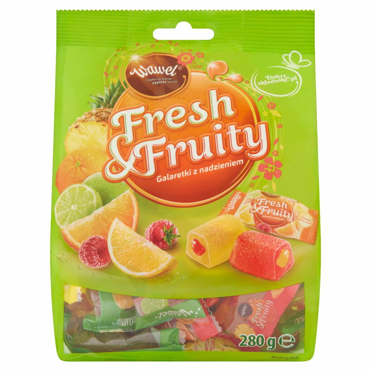 Zdjęcia - Wawel Fresh & Fruity Galaretki z nadzieniem 280 g