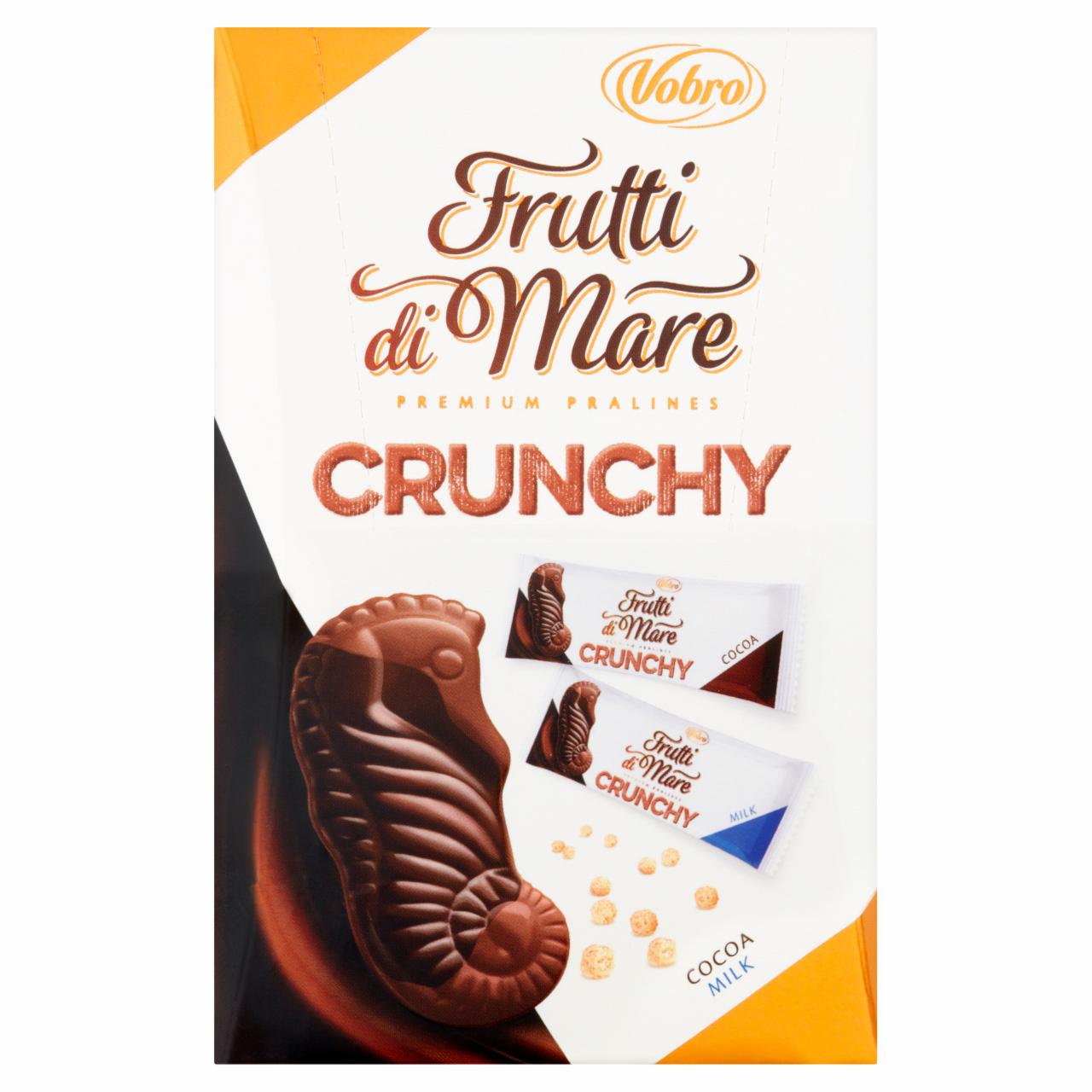 Zdjęcia - Vobro Frutti di Mare Crunchy Praliny nadziewane kremem mlecznym i kakaowym 130 g