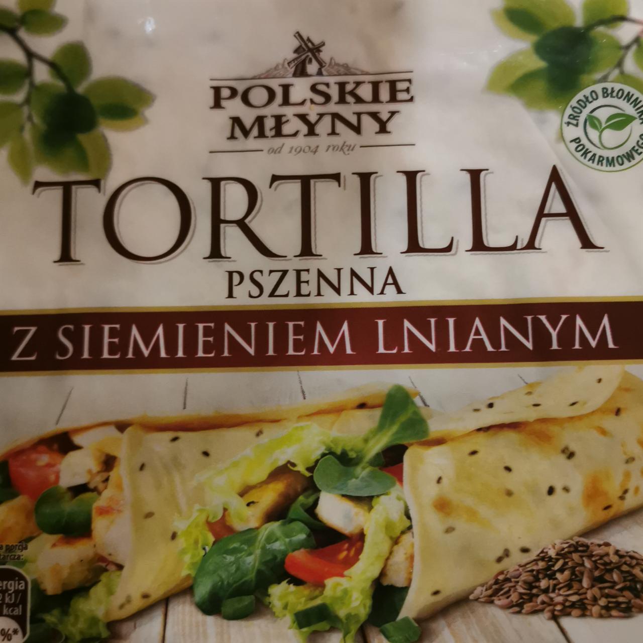 Zdjęcia - Tortilla pszenna z siemieniem lnianym Polskie młyny