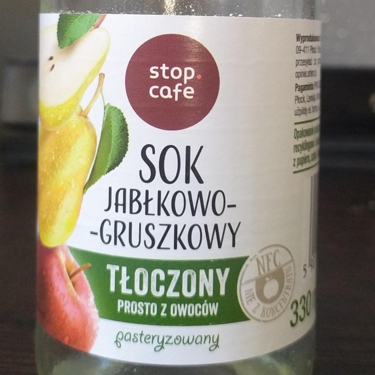 Zdjęcia - Sok jabłkowo- gruszkowy tłoczony stop cafe