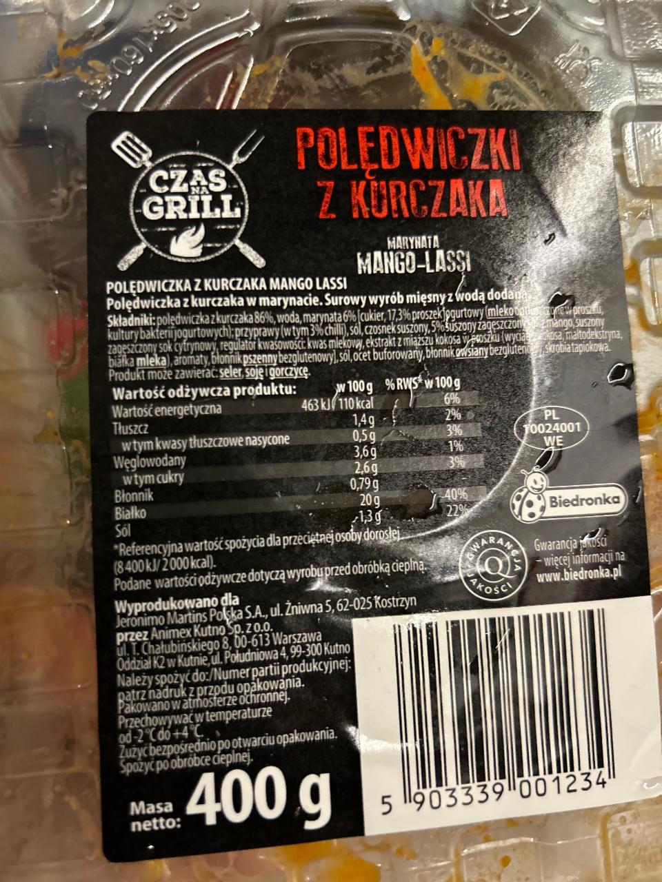 Zdjęcia - polędwiczki z kurczaka mango lassi Czas na grill