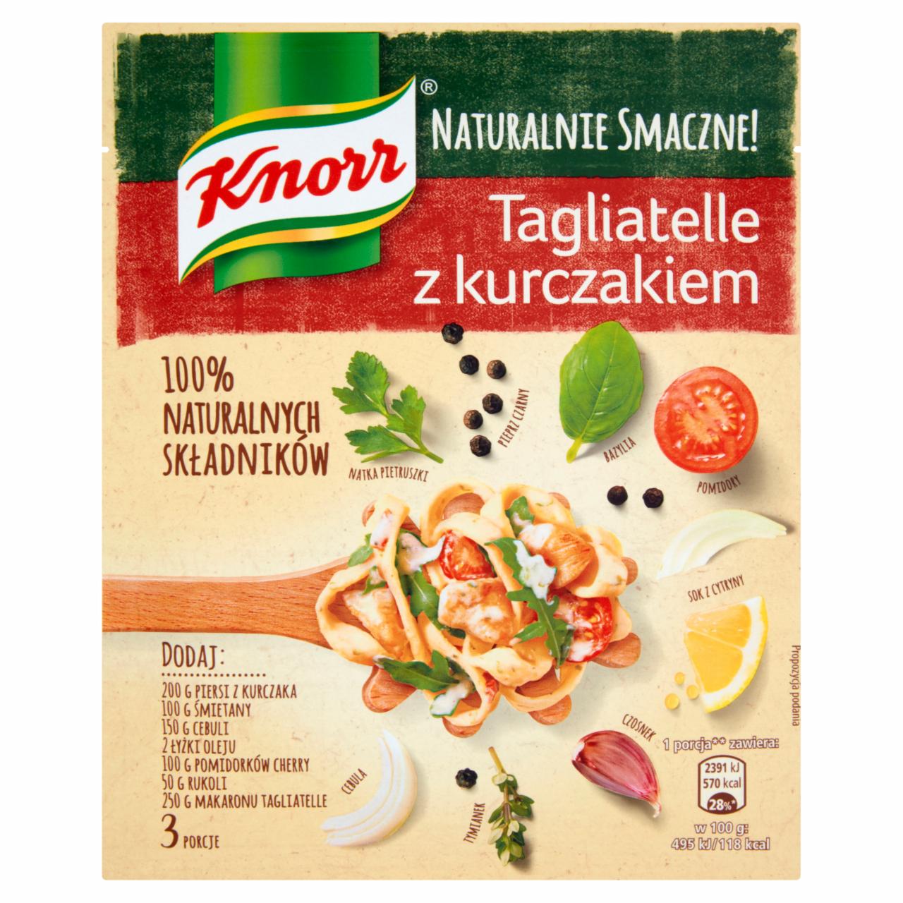 Zdjęcia - Knorr Tagliatelle z kurczakiem 39 g