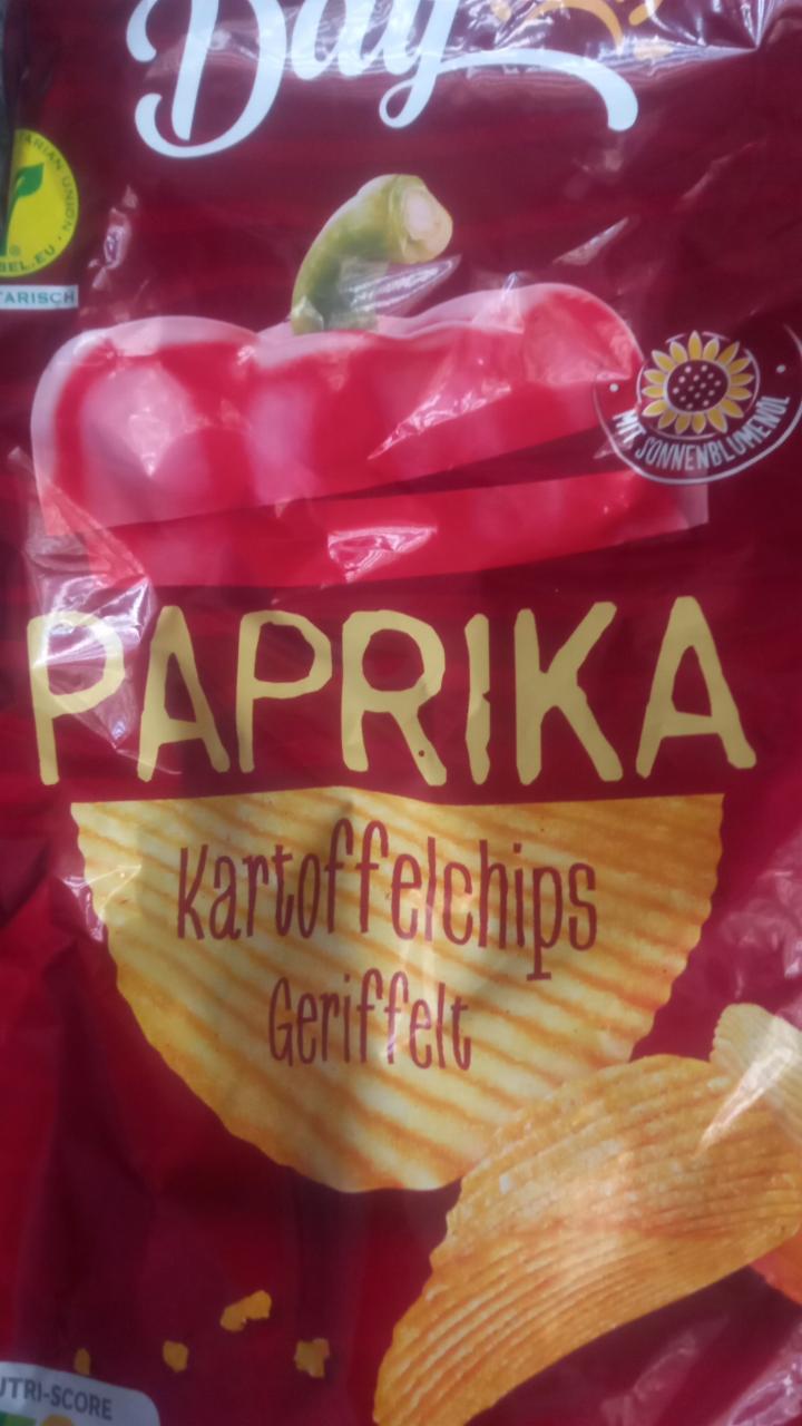 Zdjęcia - paprika kartoffelchips geriffelt