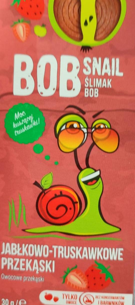 Zdjęcia - Owocowe przekąski jabłkowo-truskawkowe Snail Bob