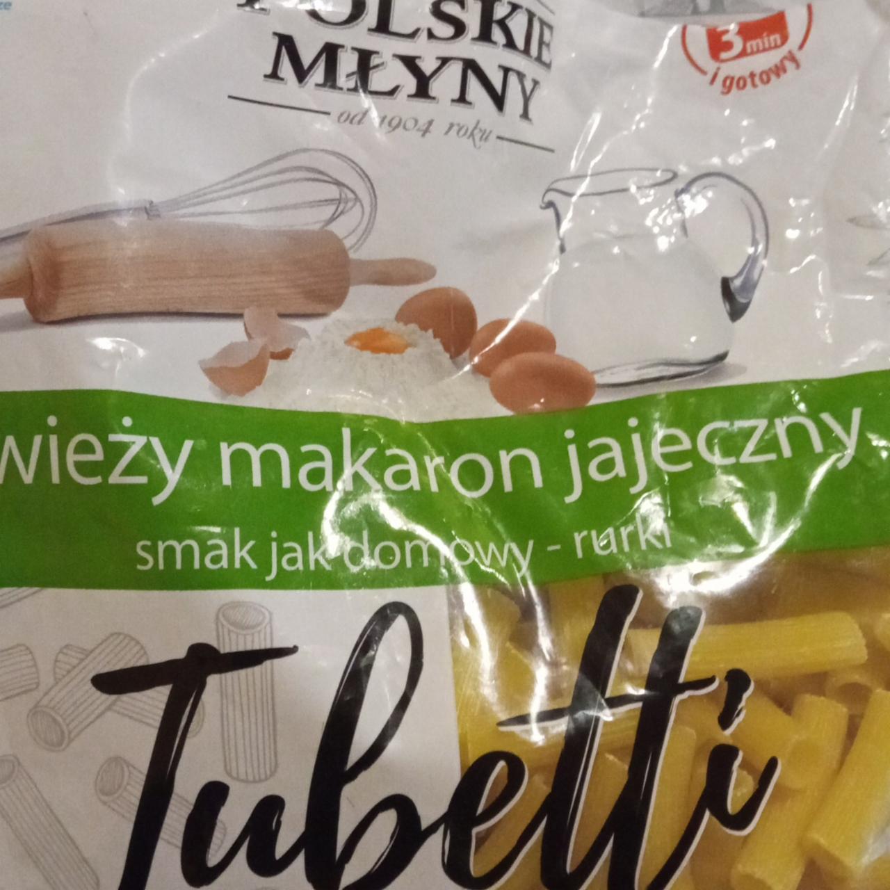Zdjęcia - Świeży makaron jajeczny tubetti Polskie młyny