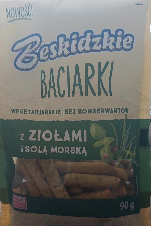 Zdjęcia - Baciarki z ziarnami lnu sezamu i czarnuszki 90 g Beskidzkie