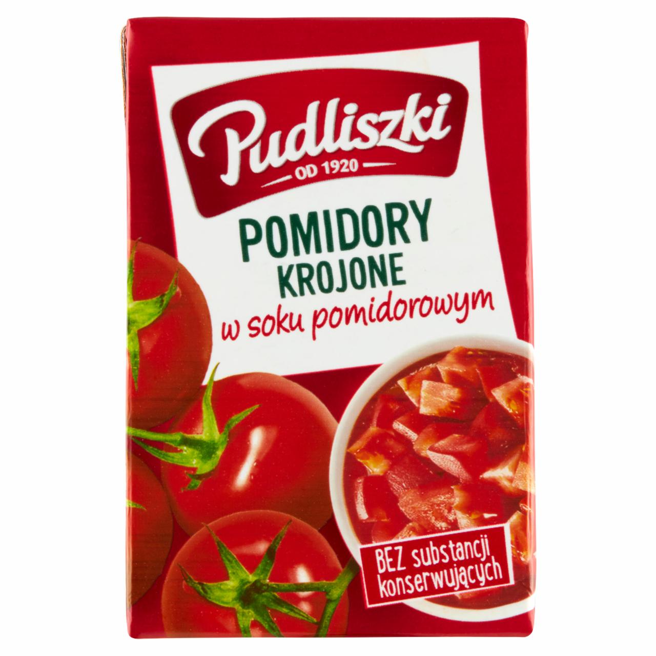 Zdjęcia - Pudliszki Pomidory krojone w soku pomidorowym