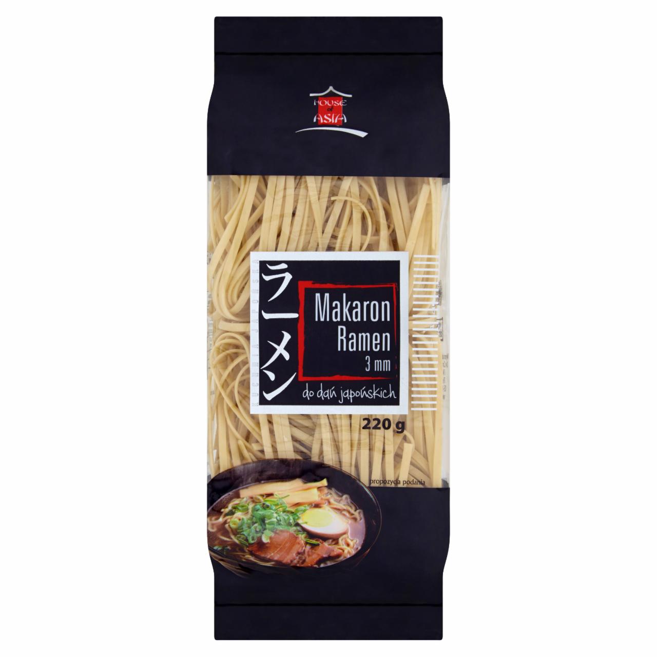 Zdjęcia - House of Asia Makaron Ramen 3 mm 220 g