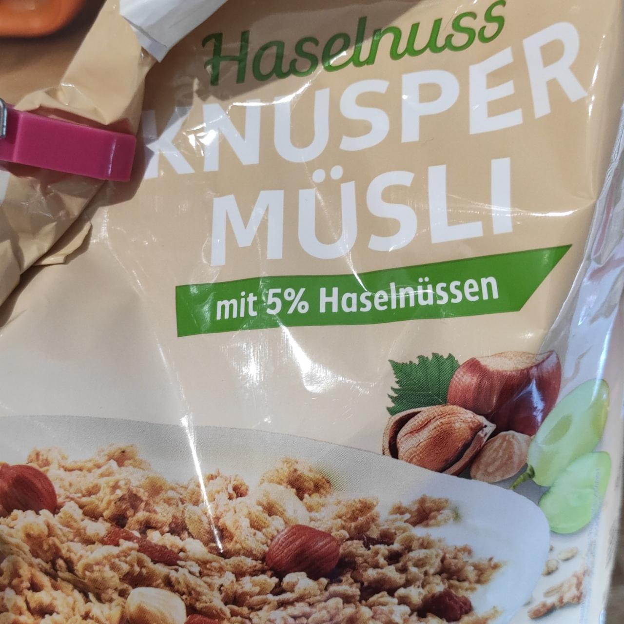 Zdjęcia - knusper musli Haselnuss K-classic