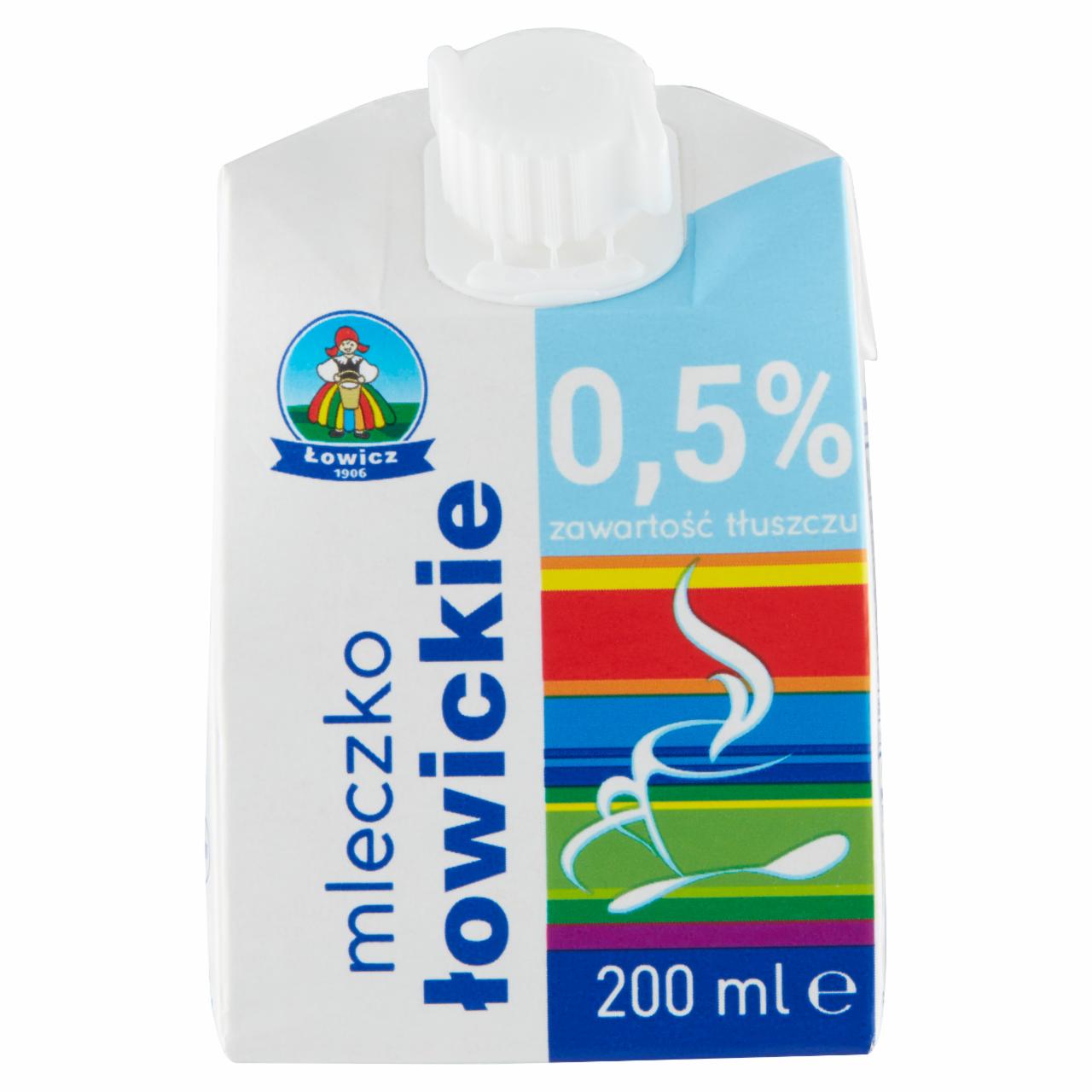 Zdjęcia - Łowicz Mleczko łowickie UHT 0,5% 200 ml