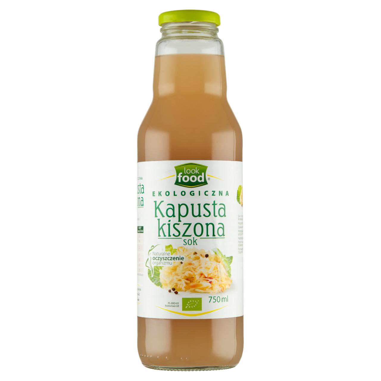 Zdjęcia - Look Food Sok ekologiczna kapusta kiszona 750 ml