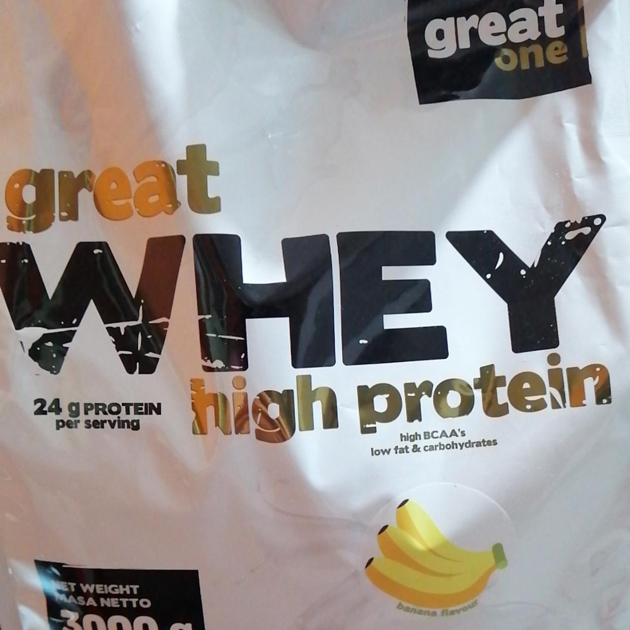 Zdjęcia - Whey hight protein banana Great One