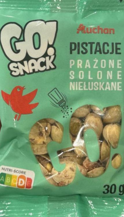 Zdjęcia - pistacje prażone solone niełuskane Auchan