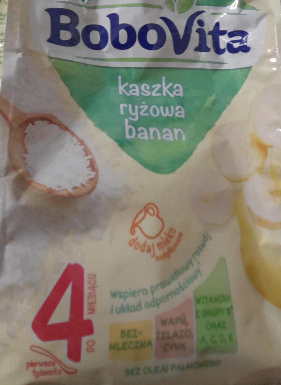 Zdjęcia - BoboVita Kaszka mleczno-ryżowa banan po 6 miesiącu 230 g