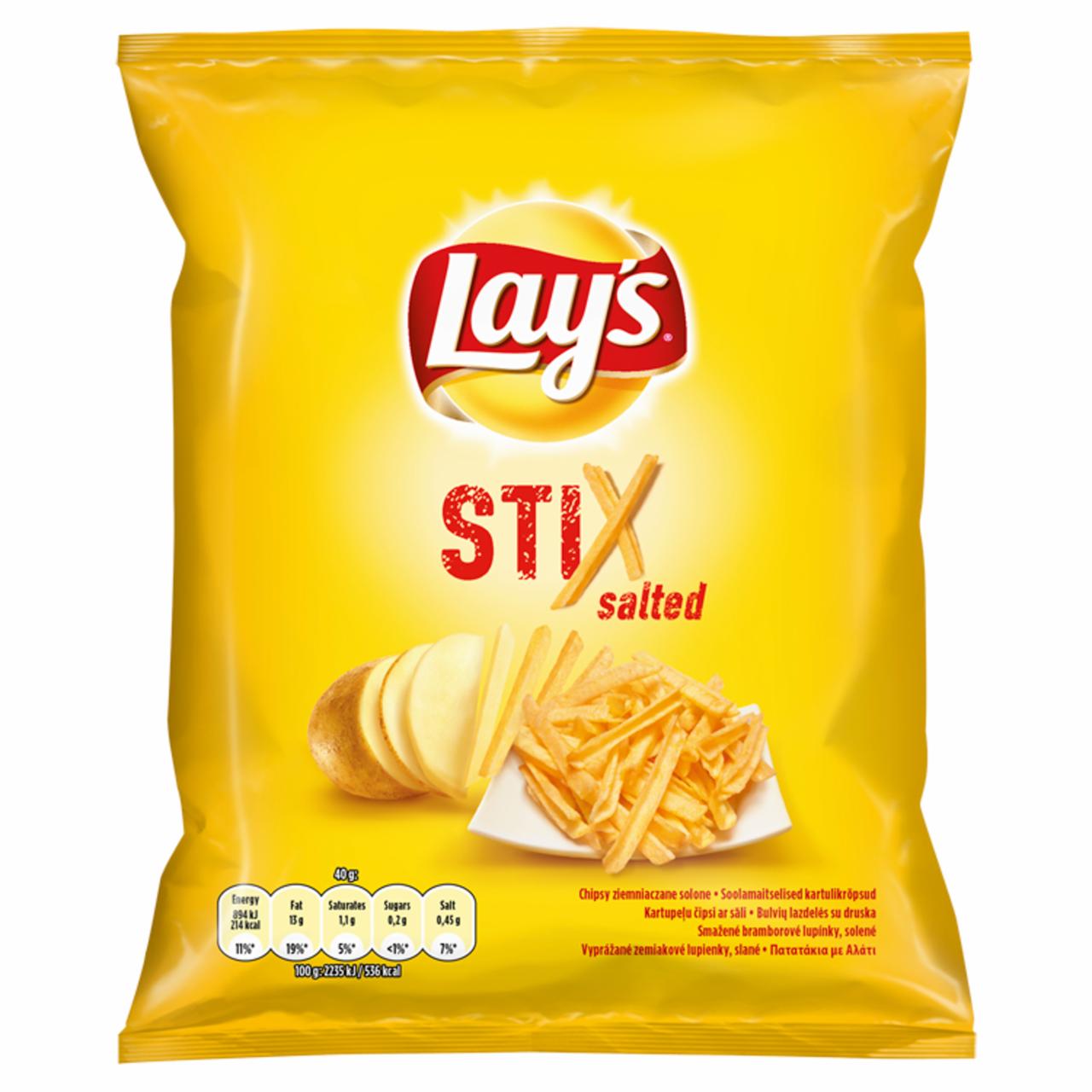 Zdjęcia - Lay's Stix Chipsy ziemniaczane solone 40 g