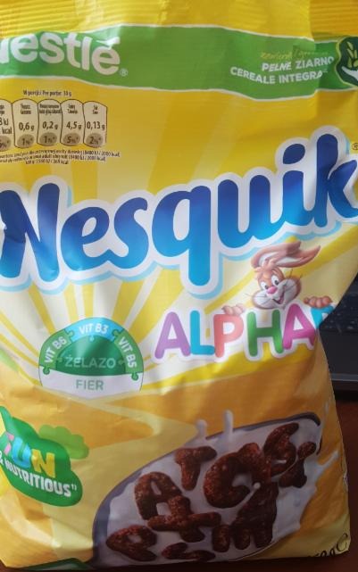Zdjęcia - Nesquik Alphabet Płatki śniadaniowe 460 g Nestlé
