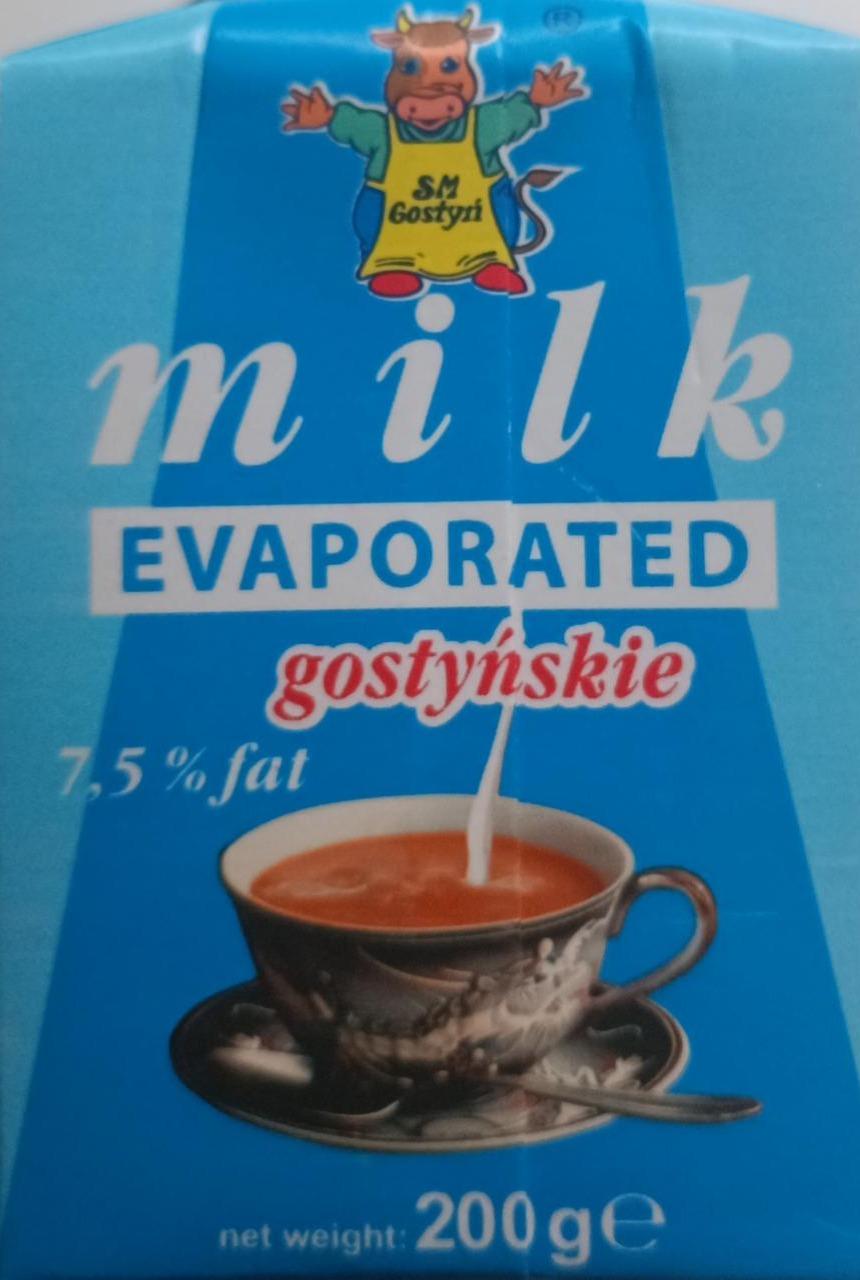 Zdjęcia - Mleko gostyńskie zagęszczone niesłodzone 7,5% tłuszczu 200 g SM Gostyń
