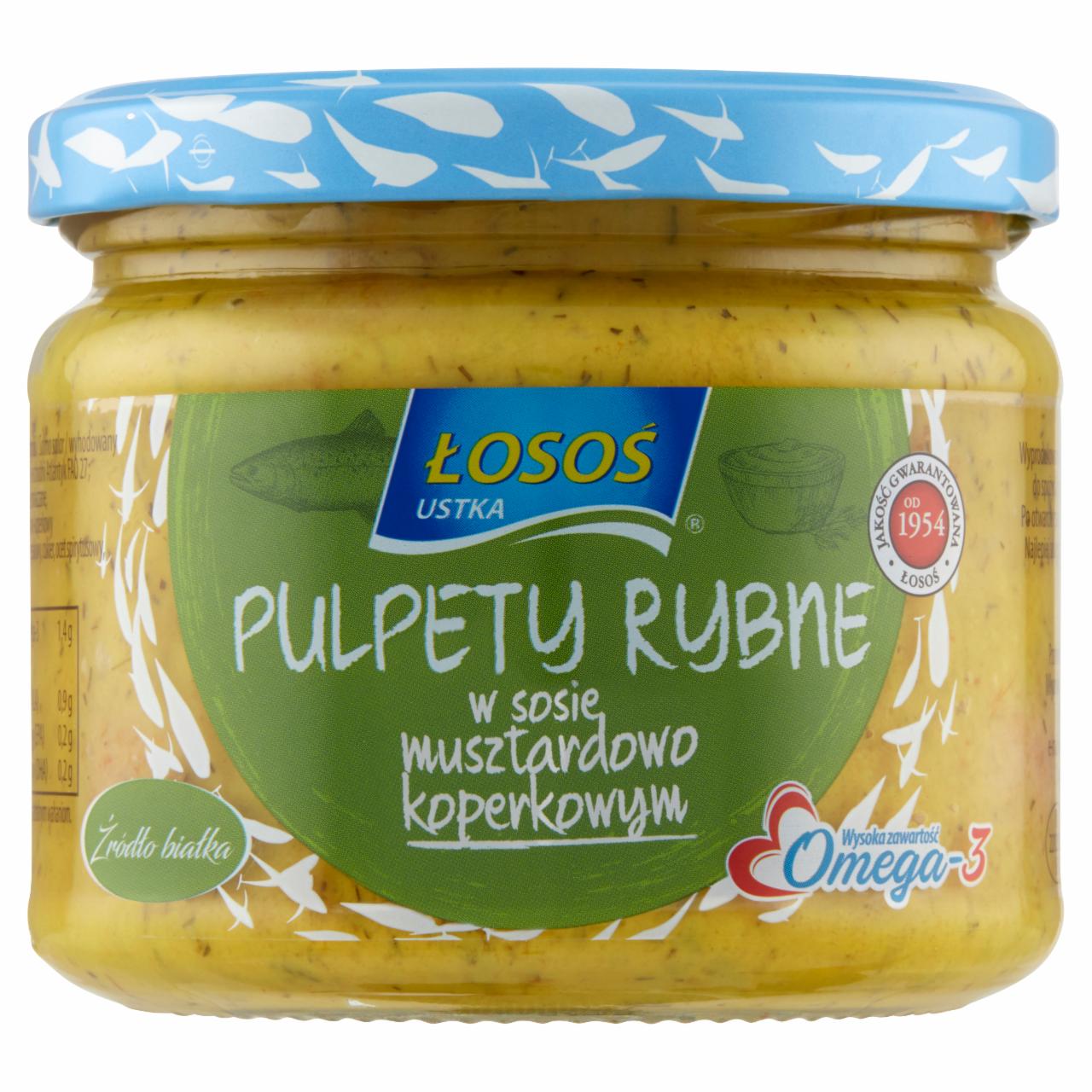 Zdjęcia - Łosoś Ustka Pulpety rybne w sosie musztardowo koperkowym 270 g