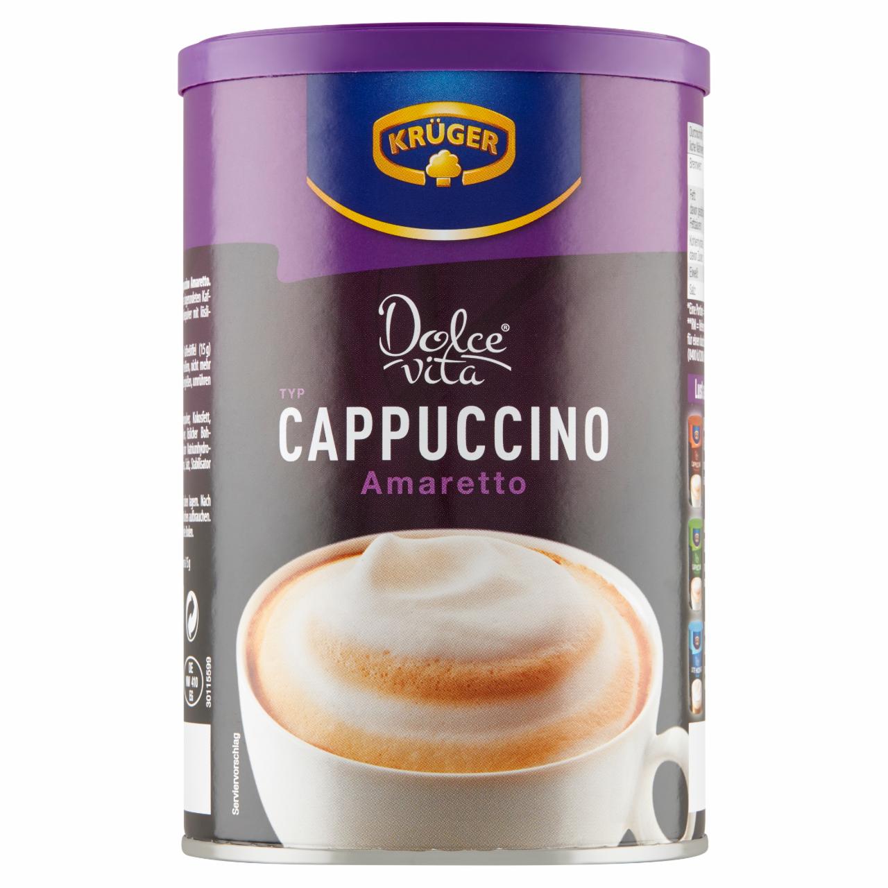 Zdjęcia - Krüger Dolce Vita Cappuccino Amaretto Napój w proszku 200 g