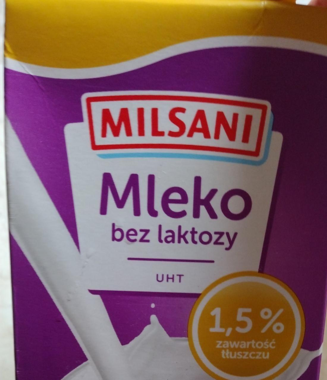 Zdjęcia - Mleko bez laktozy 1,5% Milsani
