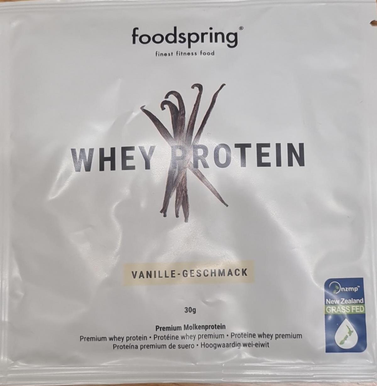 Zdjęcia - whey protein vanille foodspring