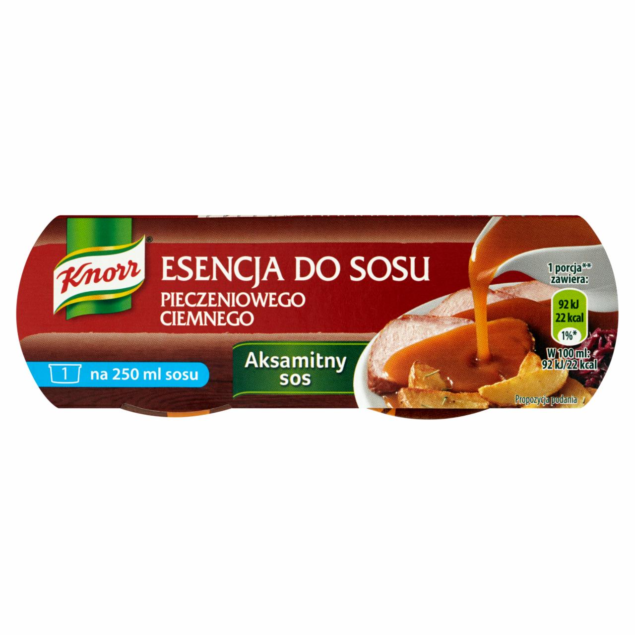 Zdjęcia - Knorr Esencja do sosu pieczeniowego ciemnego 56 g (2 sztuki)