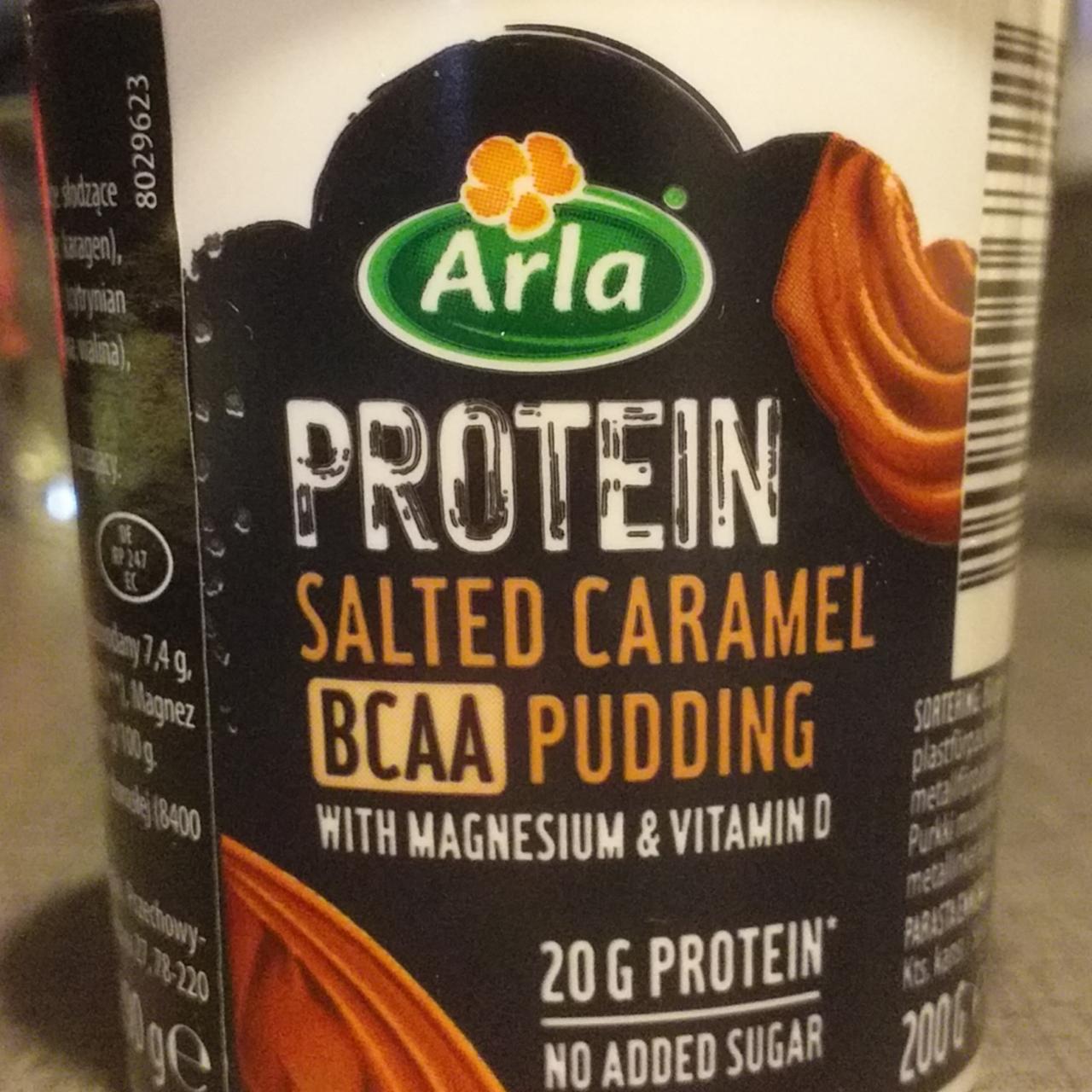 Zdjęcia - Protein salted caramel pudding Arla