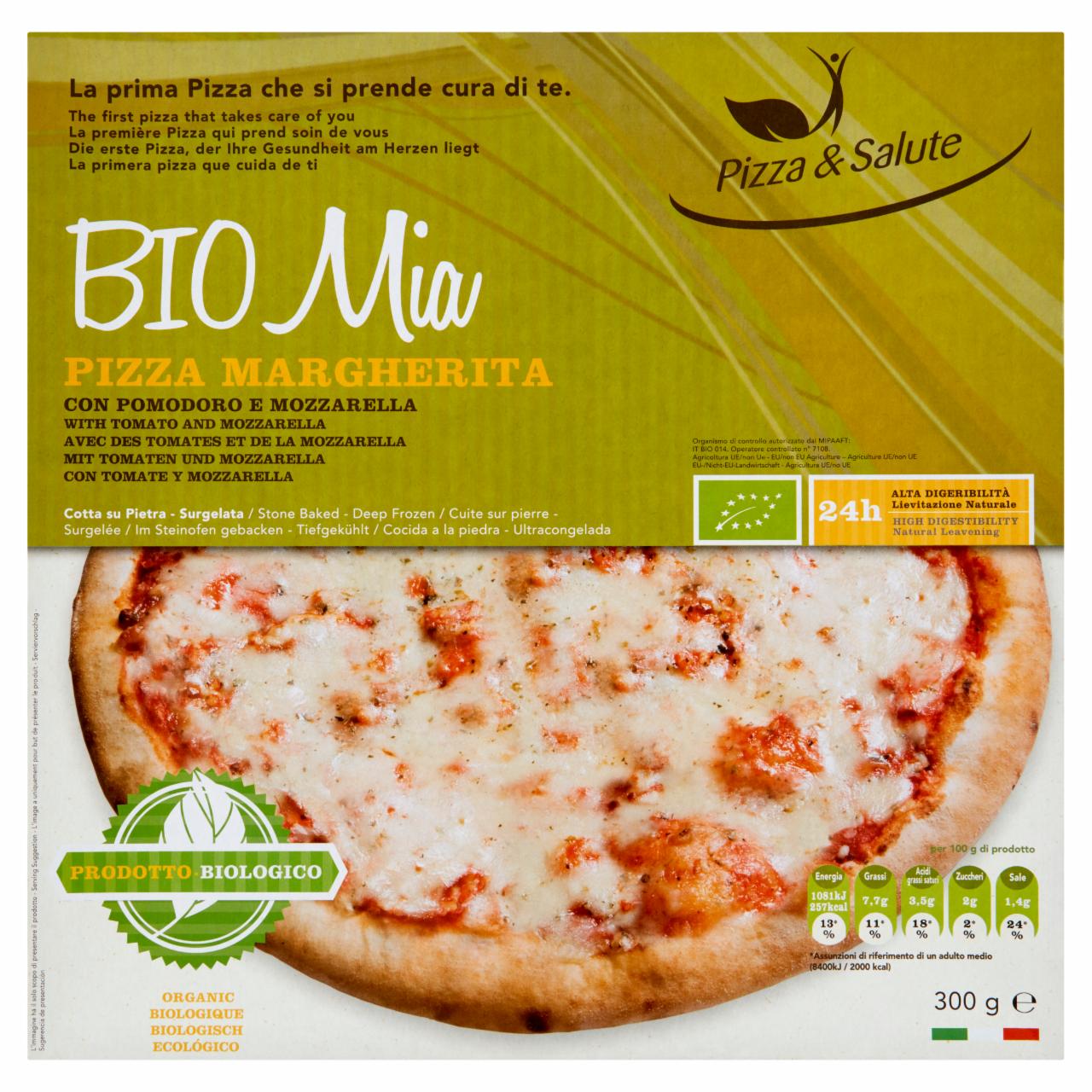 Zdjęcia - Bio Mia Pizza Margherita z mozzarellą i pomidorami 300 g